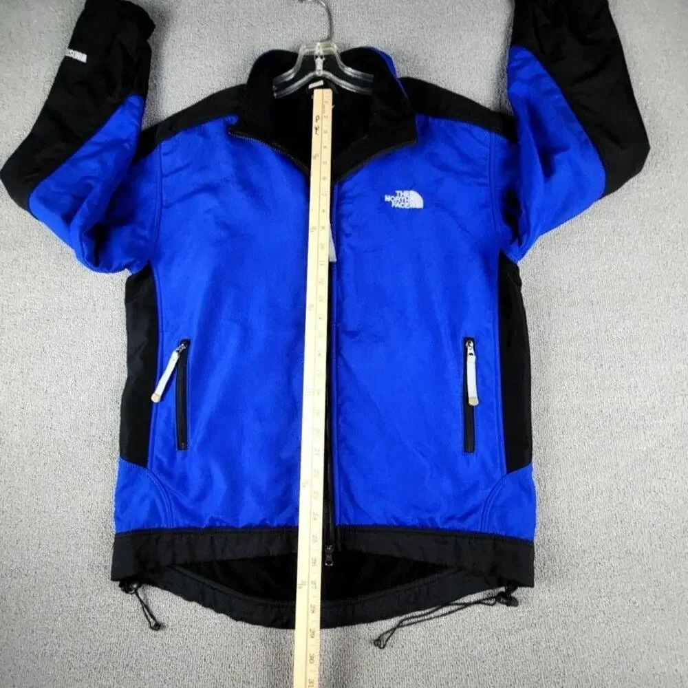 The North Face Jacket Mens Large Blue Black Summit Series Windstopper Softshell